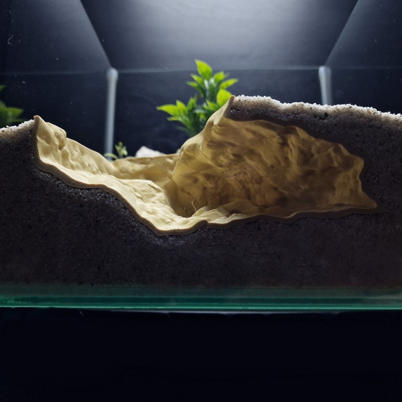 Aquarium Fish Hideout - 3D Baskılı Yüksek Benzerlikte Doğal Kaya