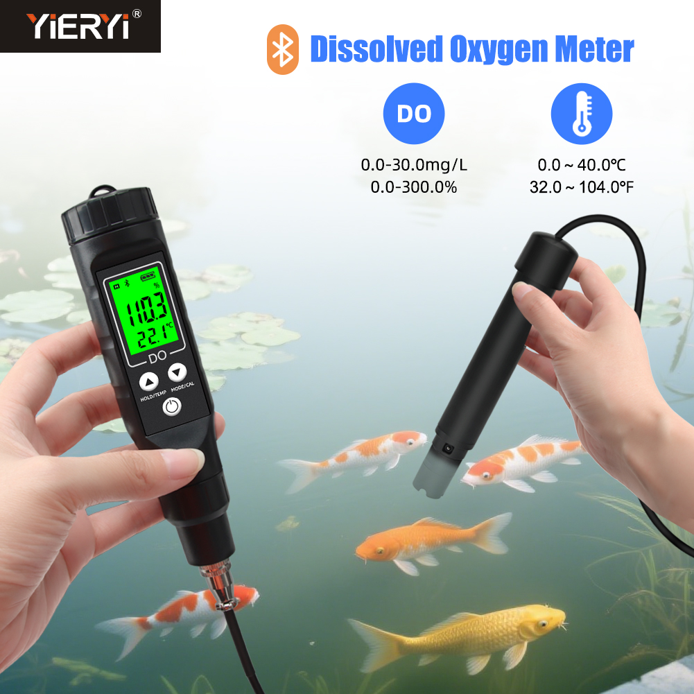 Aquarium Fish Online - Yieryi Akıllı Çözünmüş Oksijen Ölçer, ATC