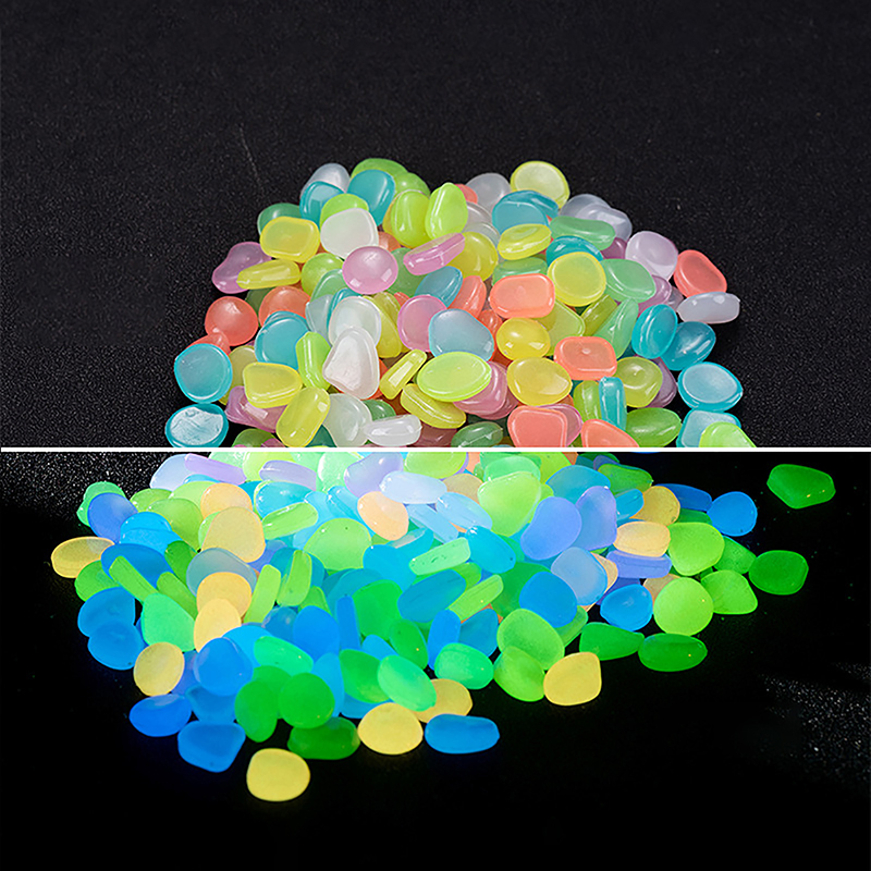 Aquarium Fish Glow In The Dark - C 100 adet Bahçe Dekor Aydınlık