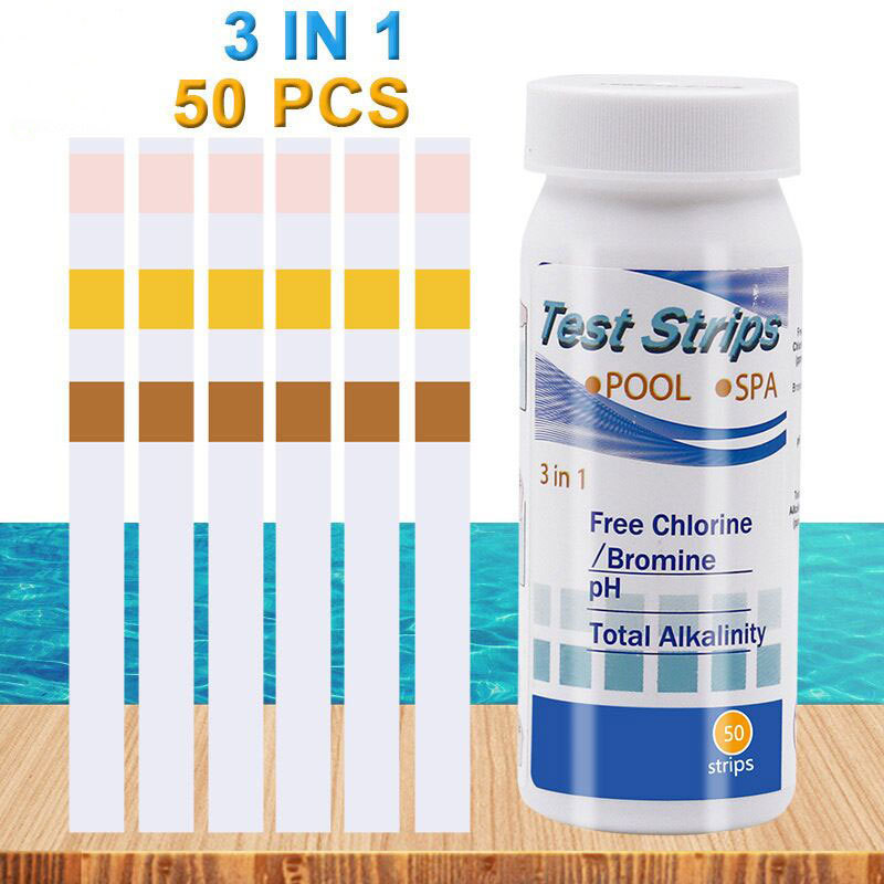 Aquarium Fish Breeding - Klor PH Test Şeritleri SPA Yüzme