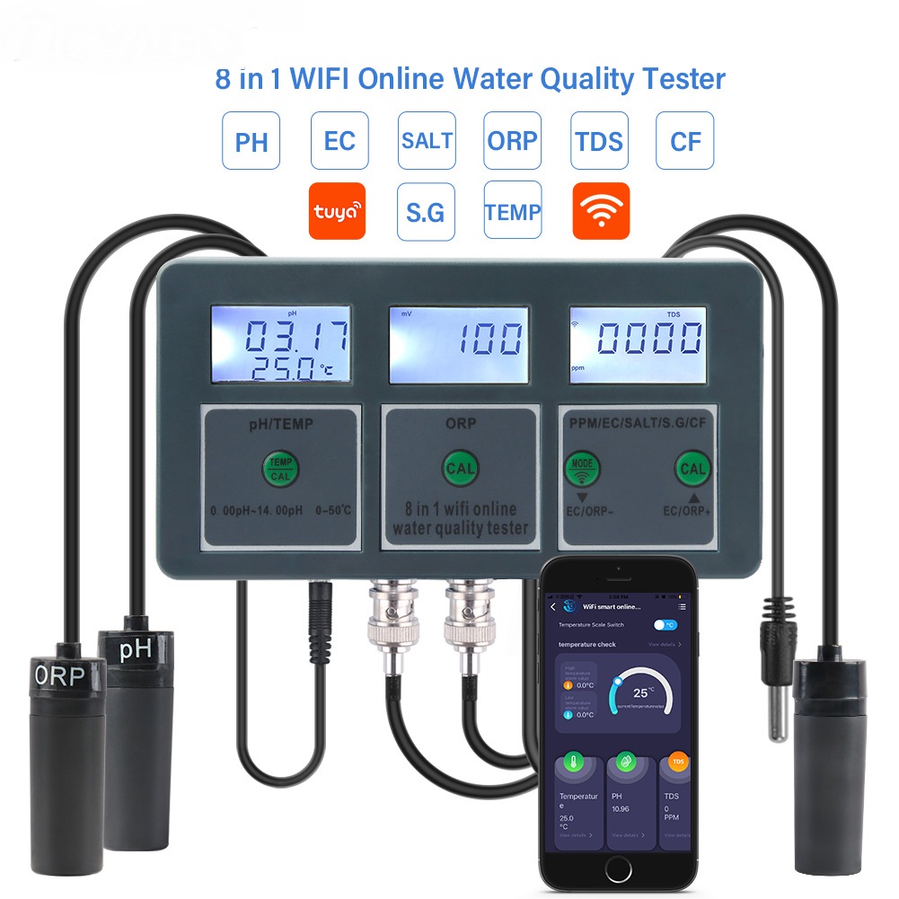 Aquarium Fish Online - Tuya WiFi Dijital PH ORP TDS