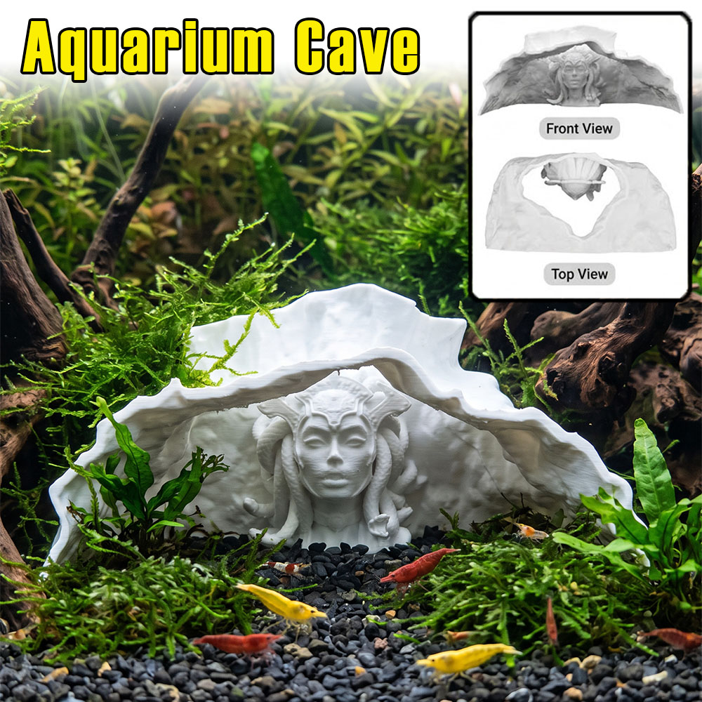 Aquarium Fish Hideout - Akvaryum Mağarası PLA 3D Baskı Yaratıcı