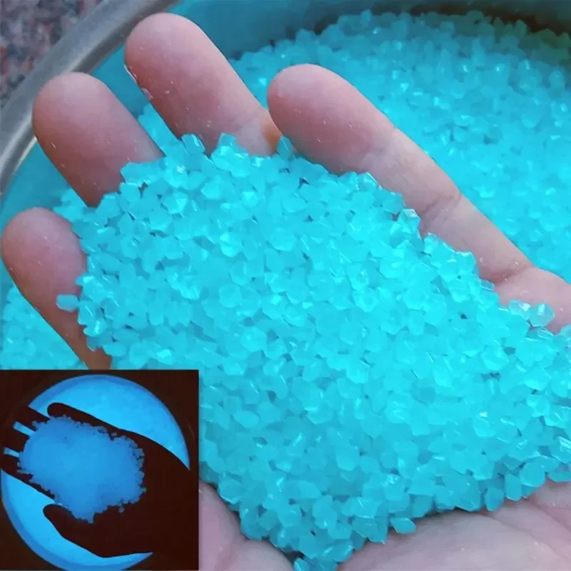 Aquarium Fish Glow In The Dark - 1000 adet 3-5mm Aydınlık Kum Karanlıkta