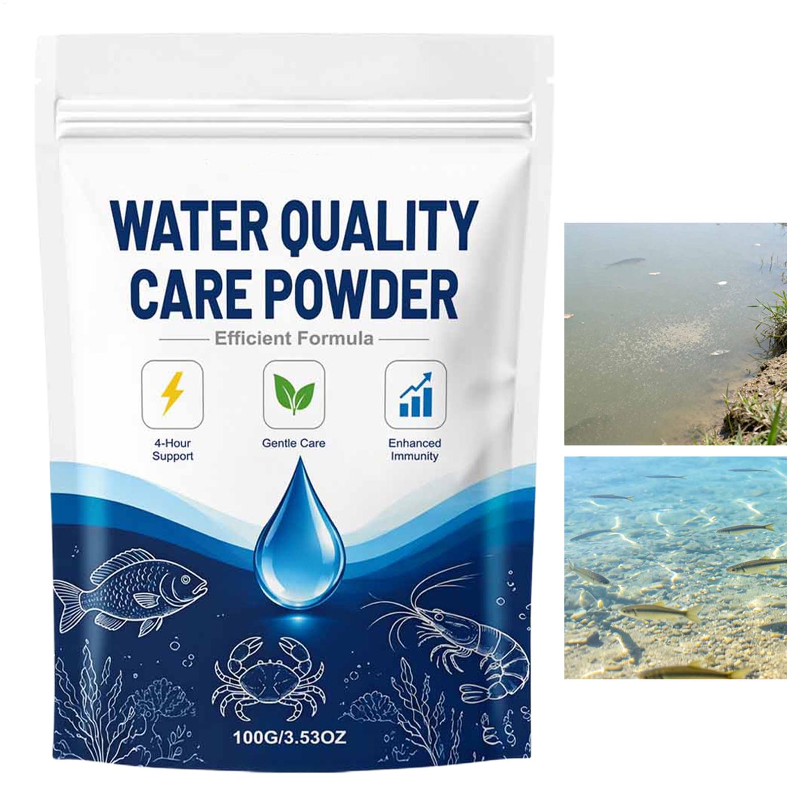 Aquarium Fish Long - 100g Akvaryum Su Arındırıcı Toz Bulanık