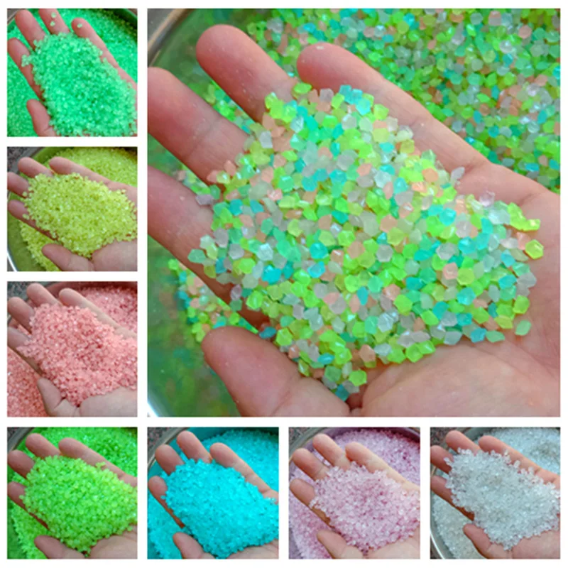 Aquarium Fish Glow In The Dark - 2000 Adet 3-5mm Işıklı Kum Karanlıkta