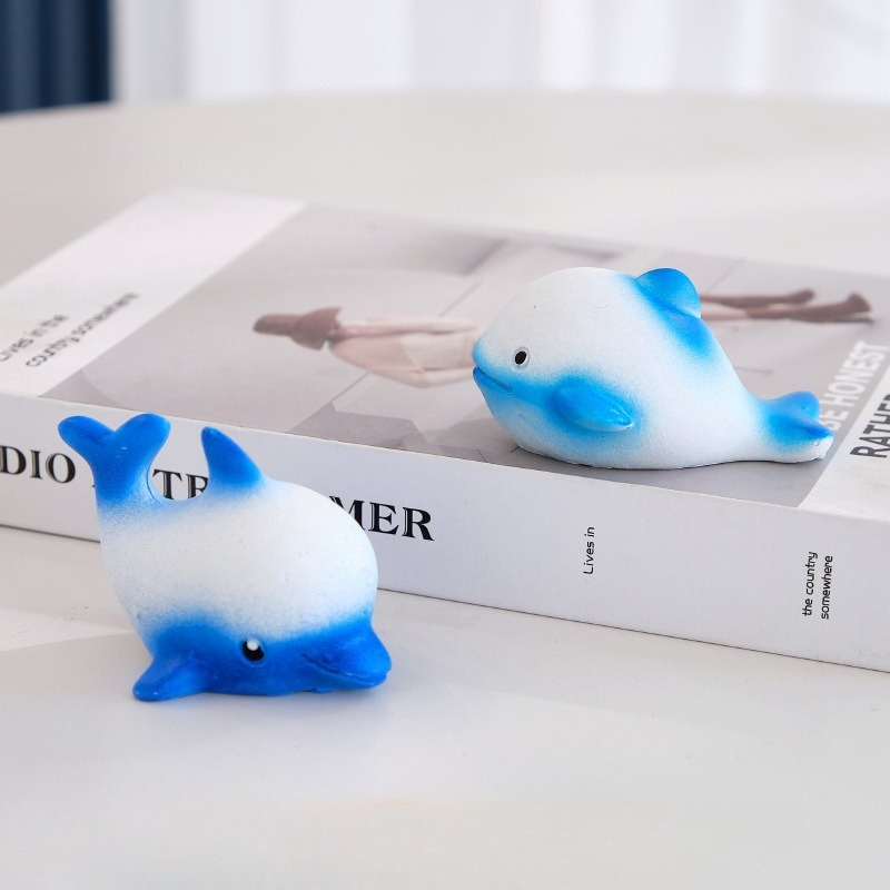 Aquarium Fish Dolphin - Mini Okyanus Hayvan Figürleri Balık Tankı