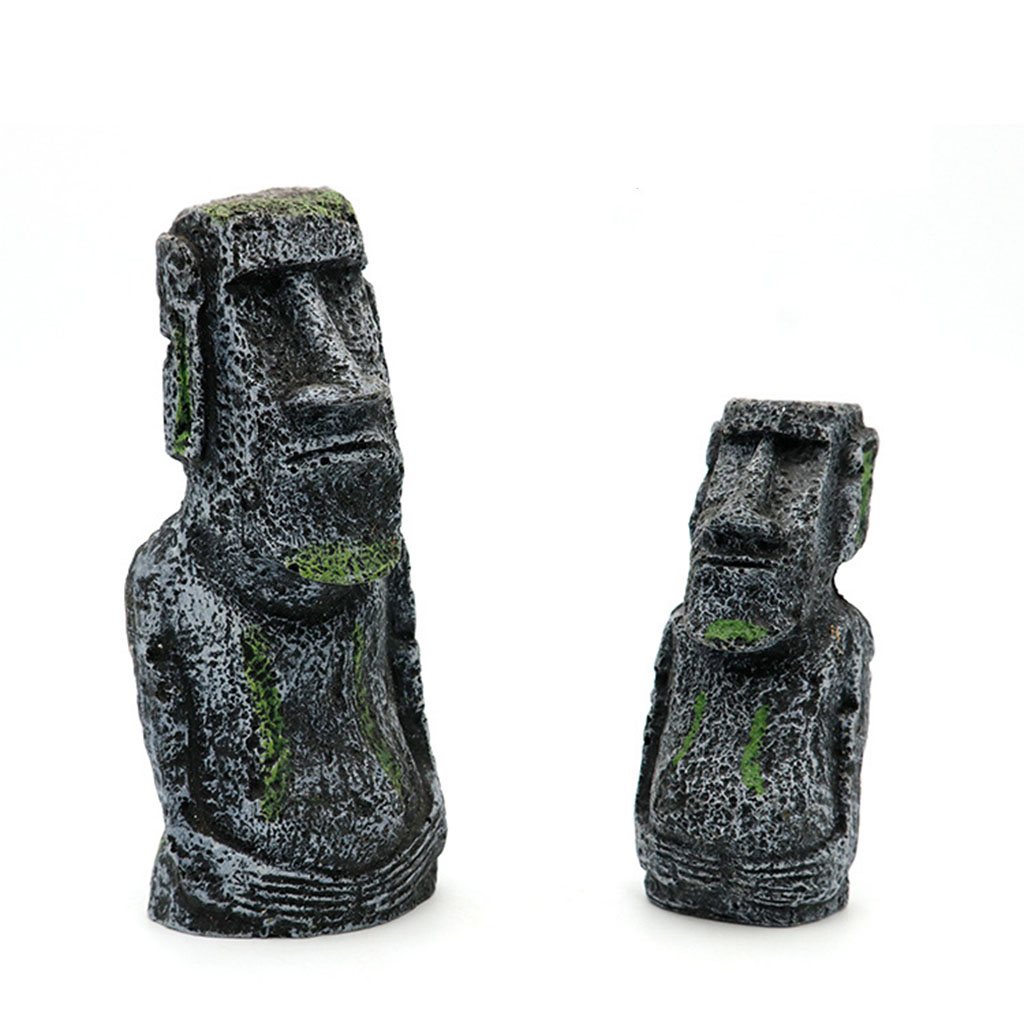 Akvaryum Moai Heykelleri Paska - Aquarium Fish Pot incelemesi ve fiyatı