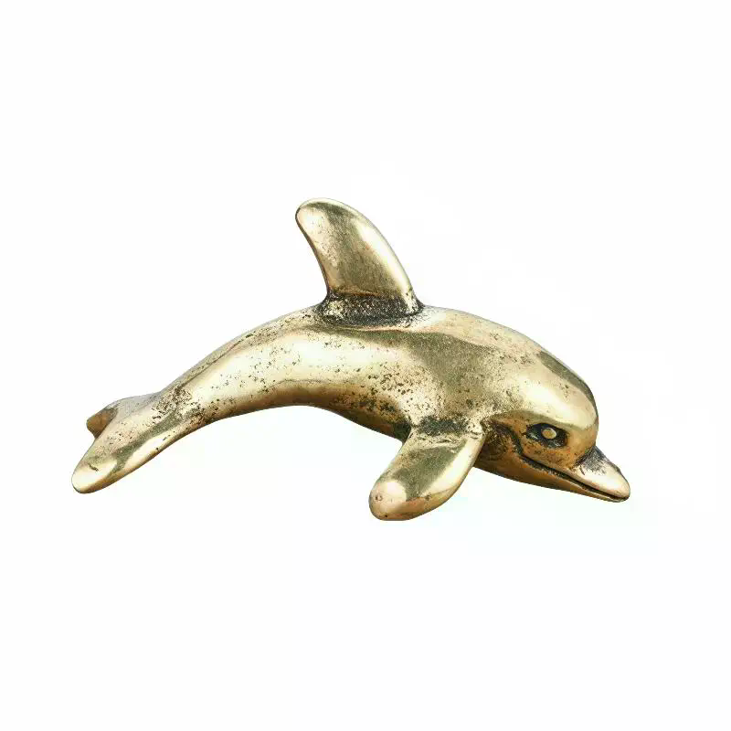 Pirinç Yunus Figürü Vintage El - Aquarium Fish Dolphin incelemesi ve fiyatı
