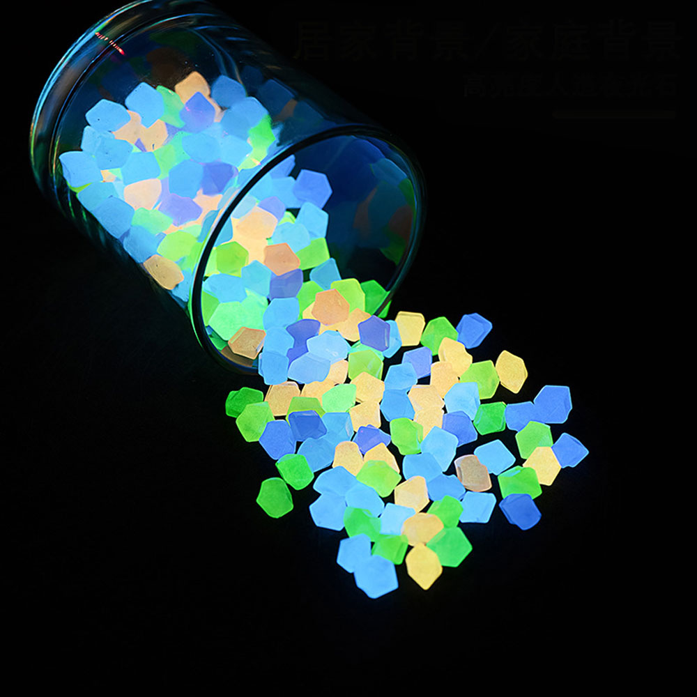 100 adet 14*11mm Koyu Çakıl Ta - Aquarium Fish Glow In The Dark incelemesi ve fiyatı