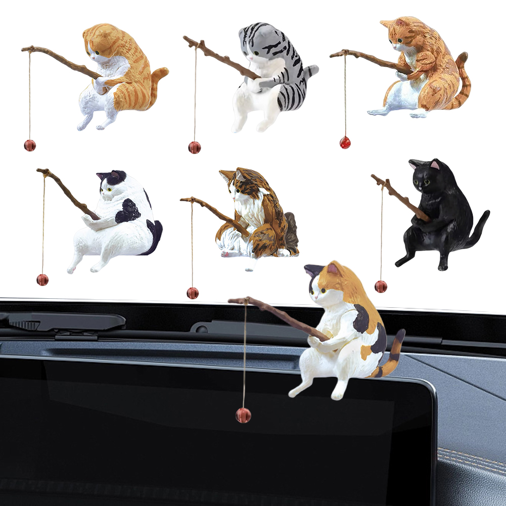 Sevimli Balıkçılık Kedi Figürü - Aquarium Fish Cartoon incelemesi ve fiyatı