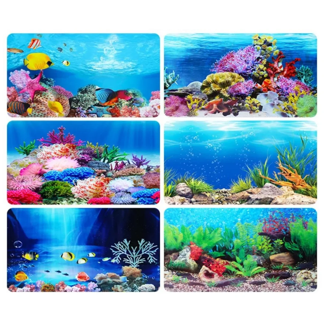 Arka plan Akvaryum 3D Etiket P - Aquarium Fish Cartoon incelemesi ve fiyatı