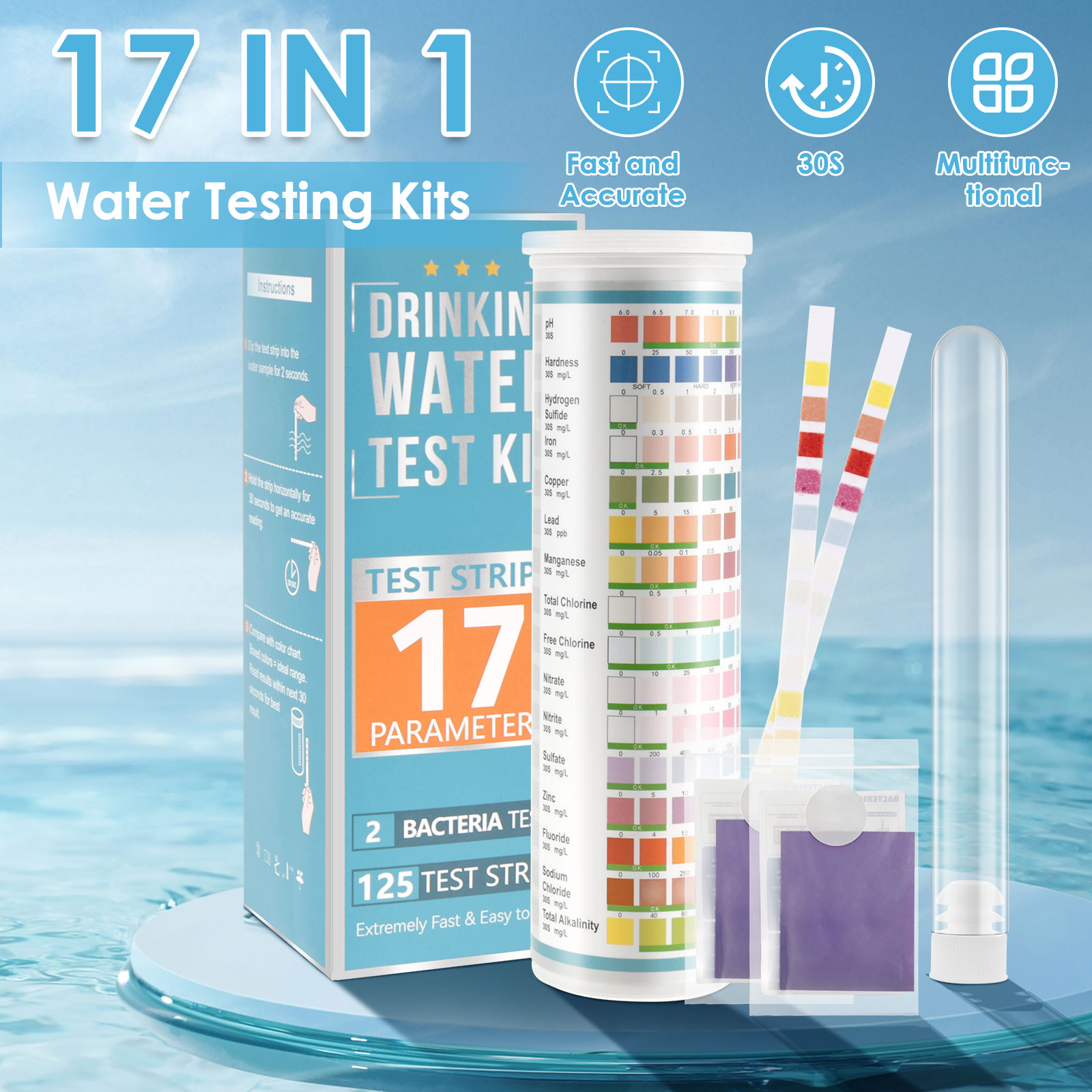5-17 in 1 Akvaryum Test Şeritl - Aquarium Fish Breeding incelemesi ve fiyatı