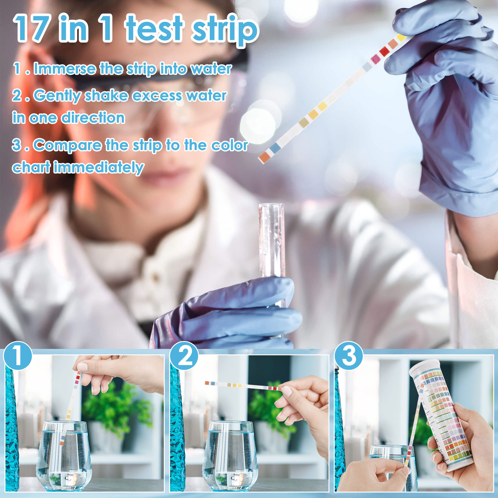 5-17 in 1 Akvaryum Test Şeritl - Aquarium Fish Breeding incelemesi ve fiyatı