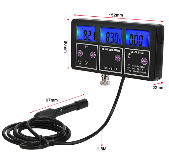 Yeni 5'i 1 Arada PH/ORP/TDS/EC - Aquarium Fish Online incelemesi ve fiyatı