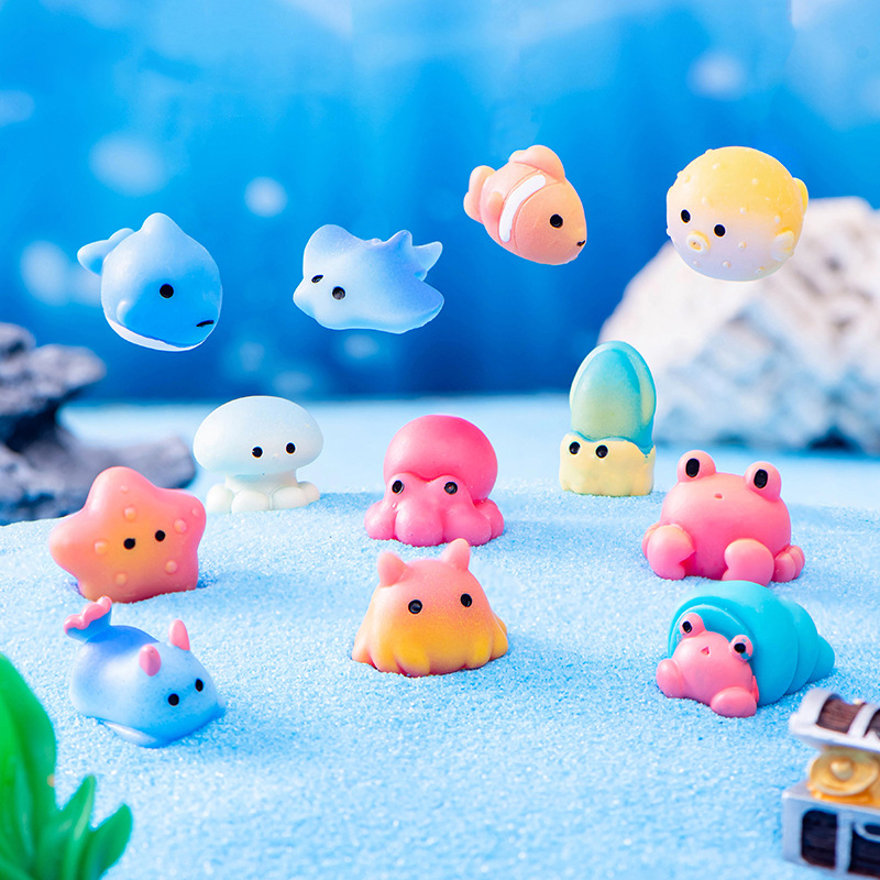 1 adet yaratıcı reçine okyanus - Aquarium Fish Dolphin incelemesi ve fiyatı