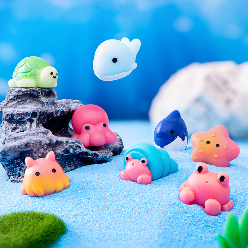 1 adet yaratıcı reçine okyanus - Aquarium Fish Dolphin incelemesi ve fiyatı